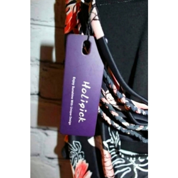 Women's Floral Ruched Bathing Suit - Picture 13 of 16